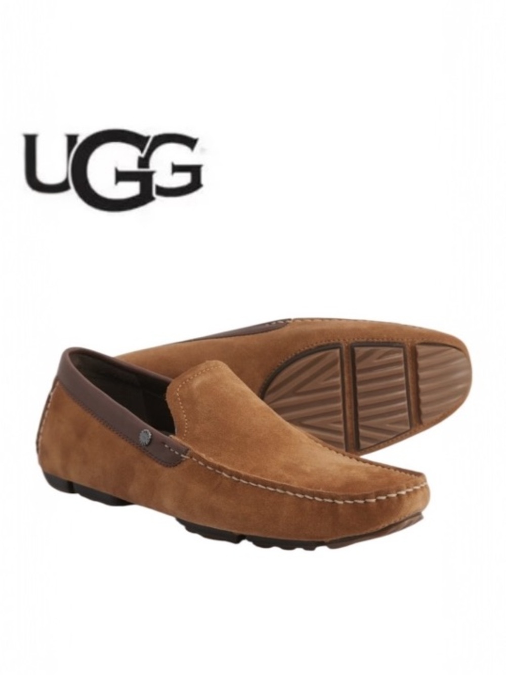 UGG Bel-Air Venetian Suede Loafers Size 9